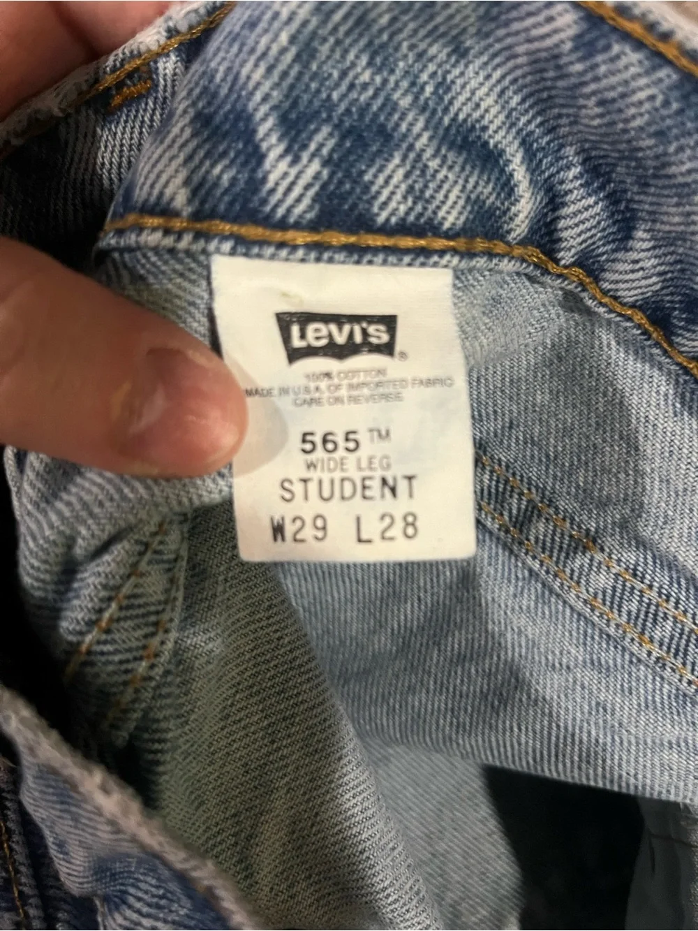 Levi's Vintage 90s Light Blue wide leg Men’s jeans